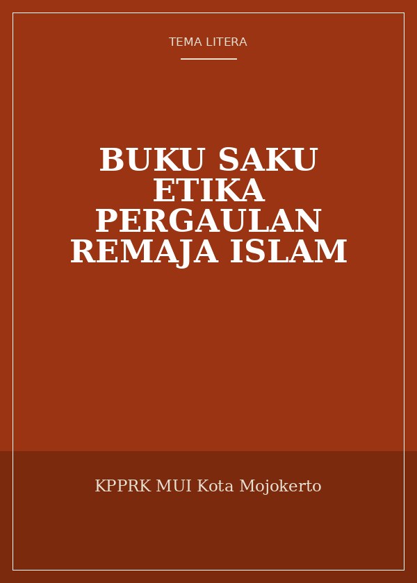 Sampul Buku Saku Etika Pergaulan Remaja Islam